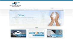 Desktop Screenshot of orientalenterprise.org