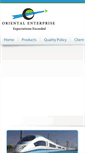 Mobile Screenshot of orientalenterprise.org